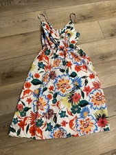 Shein Women's Sundress Tropical Hawaiian Floral Summer Print Size Small