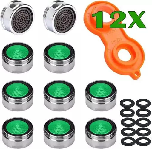 12 x Perlator Strahlregler M24 Wasserhahn Sieb Einsatz Mischdüse Perlatoren DE!! - Bild 2 von 4