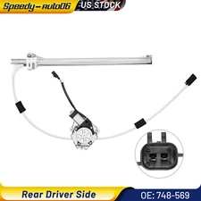 Power Window Regulator w/Motor Rear Left Driver Side for 2002-2006 Jeep Liberty