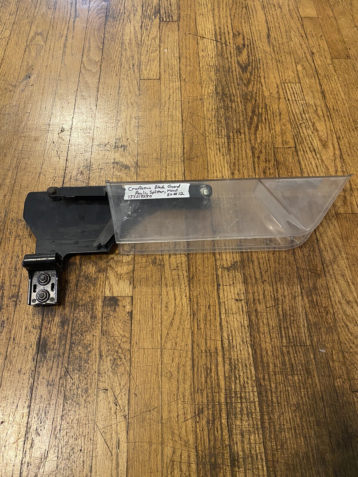 Craftsman 10” Table Saw Model 137.218250 Blade Guard Splitter Kerf