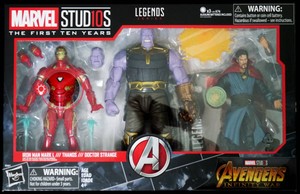 marvel legends thanos iron man doctor strange