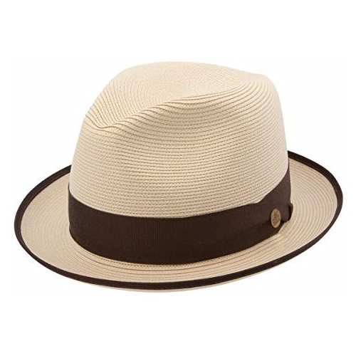 Stetson Latte Milan Straw Hat - Sand 