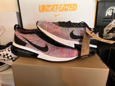 Nike Air Max Flyknit Racer Ghost Green Pink Blast Size DS