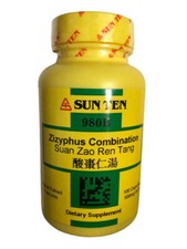 Sun Ten - Zizyphus Combination, 100 Capsules / Suan Zao Ren Tang /       980B