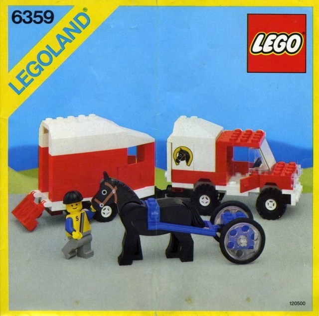 horse trailer lego