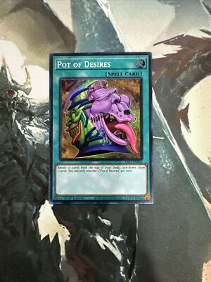Yugioh Pot of Desires Super Rare RA01 | eBay