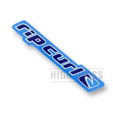 Pegatina clásica de surf Ripcurl de 18 cm - azul/blanco - tabla de surf surf Vanlife