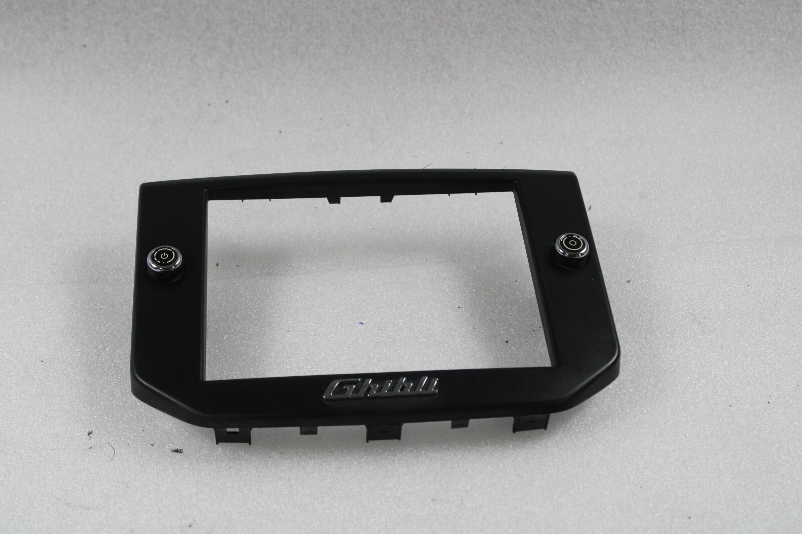 Maserati Ghibli, Radio Bezel, Black, Used, P/N 6700190540