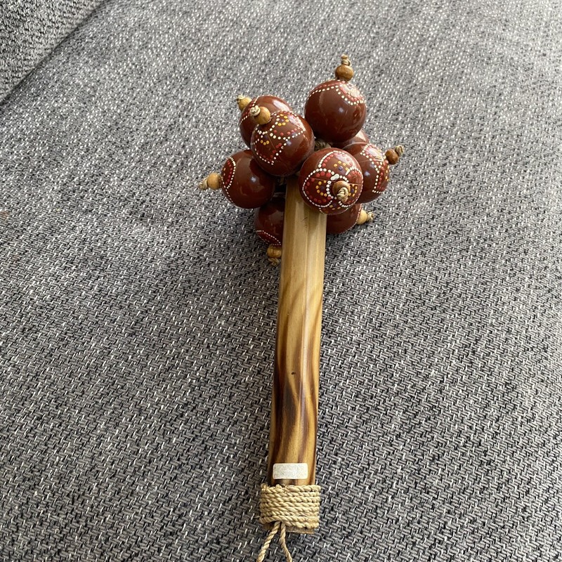 Maracas Bunga Shaker Balls Stick Handcrafted