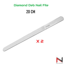2 Diamond Deb Nail File Double Side Podiatry Manicure Pedicure Chiropody Tool CE