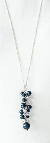 Paparazzi Necklace - Ballroom Belle - Blue - Picture 2 of 7