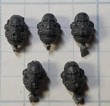 40k Space Marine Bits Primaris Hellblaster Bare Heads w/Rebreathers x5 Set