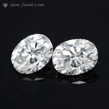 11 X 9 MM 3.75 Carat Full White Oval Brilliant Cut Loose Moissanite for Ring