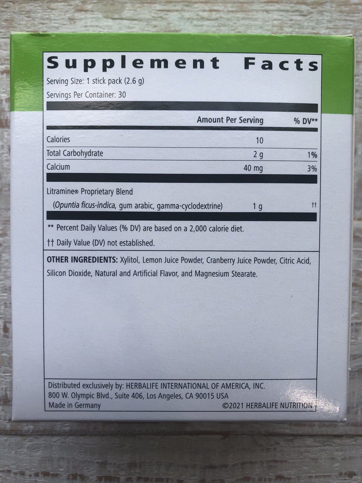 Brand New Herbalife Fat Release for Weight Loss 30 Sticks Fruit Twist