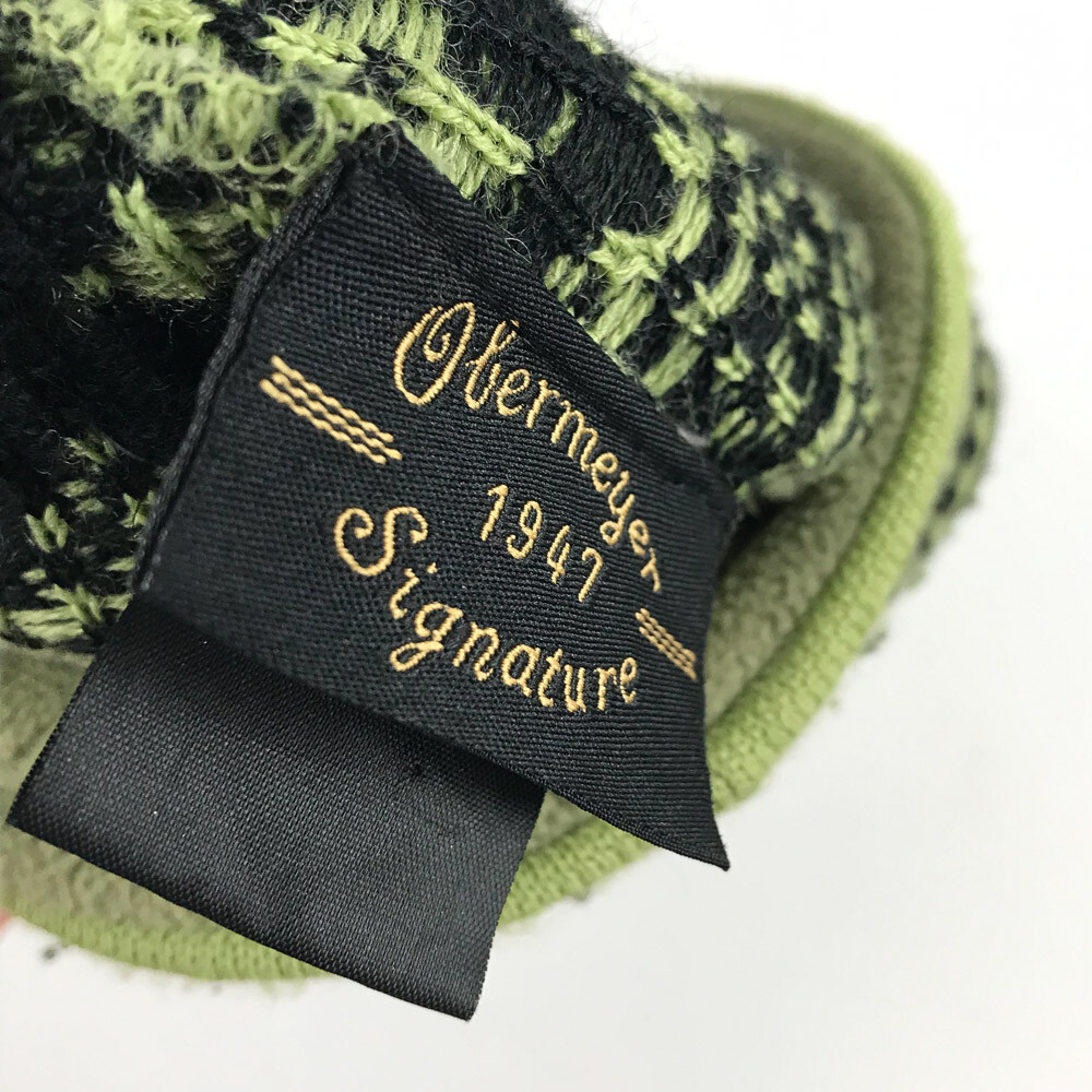 Obermeyer light green black pattern Winter Hat Be… - image 4