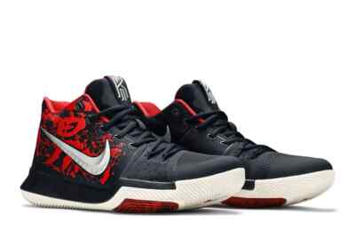 Kyrie Irving Kyrie3ep サムライ バスケットシューズ Nike Air Zoom Kyrie Irving III 3 Samurai XMas Dark Obsidian Red