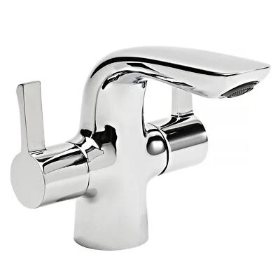 Tavistock Revive Chrome Twin Lever Mono Basin Mixer Tap with Click Waste