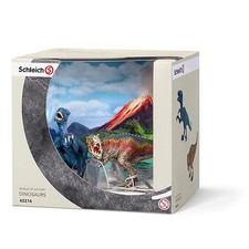 T-REX AND VELOCIRAPTOR by Schleich; NEW 2016 model/dinosaur/toy/42216