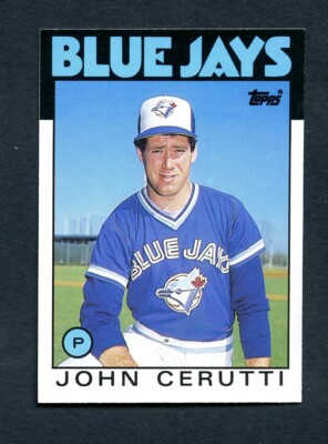 1986 Topps Baseball Card #23T John Cerutti Blue Jays NrMT