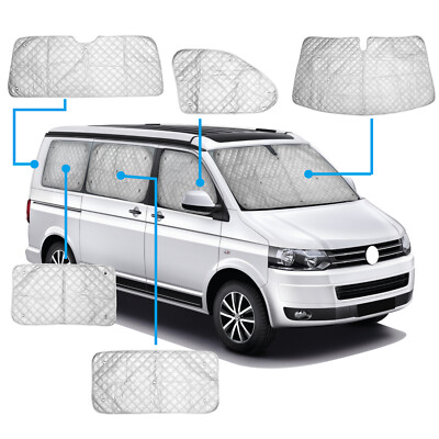 Für VW T5 T6 Scheibenabdeckung Hecktür Sonnenschutz Auto Thermomatten Abdeckung