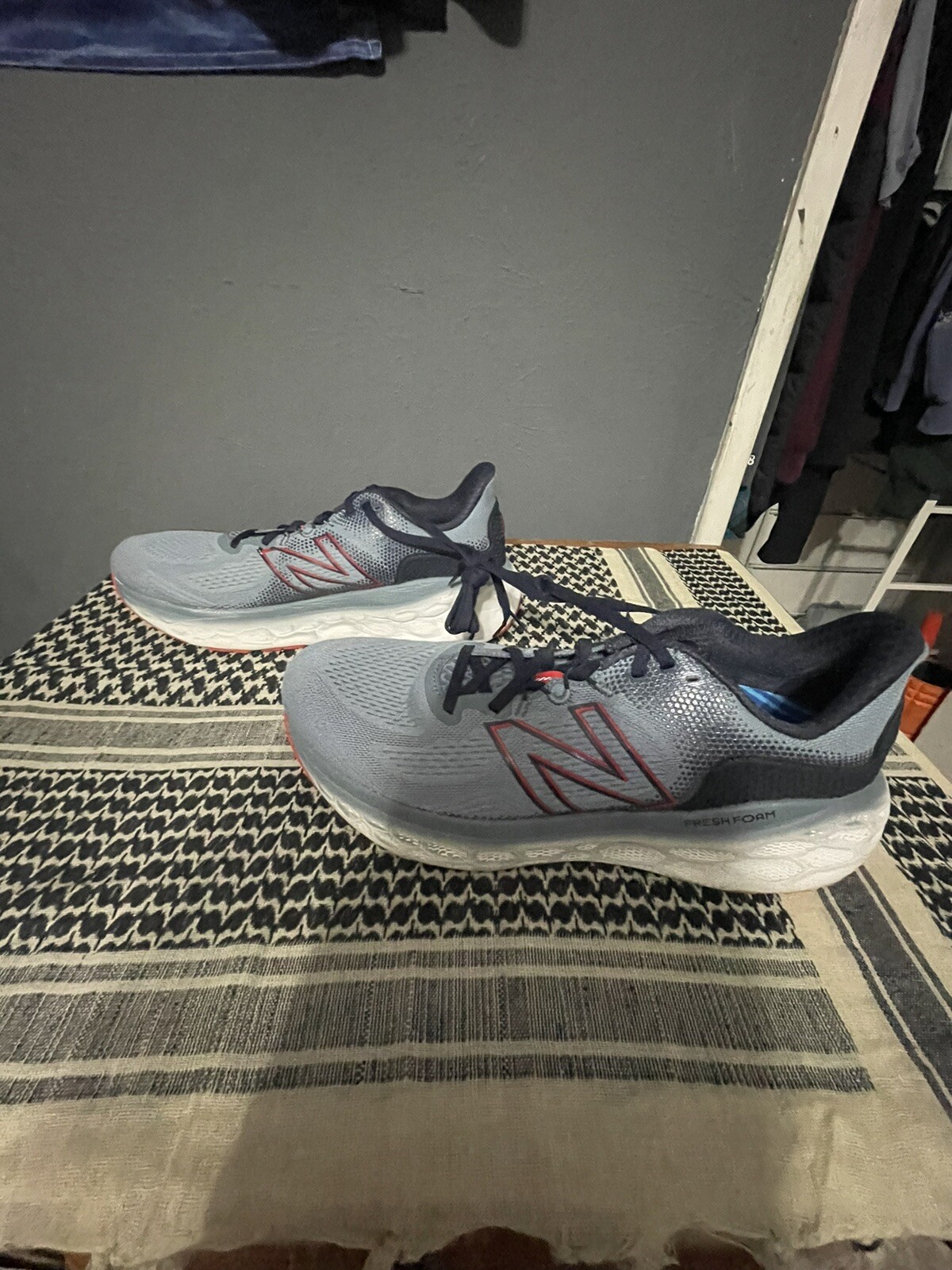 Running Shoes, New Balance More V3, Size 12-image