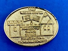Vintage 1988 Western Chapter Pointe-au-Pic Quebec Canada belt buckle RARE  61