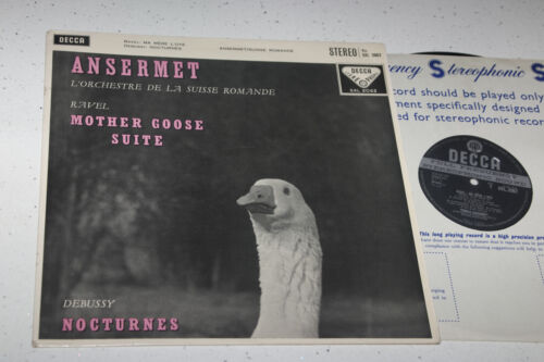 Decca SXL 2062 Ansermet conducts Ravel Suite & Debussy Nocturnes 1960 ED1 WBG NM - Photo 1 sur 9