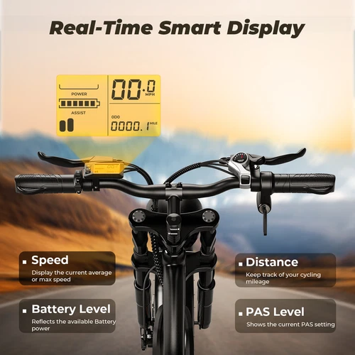 Megawheels Electric Bike 48V/15.6AH 20/33MPH Ebike 20" Tire Motobike for Adult - Picture 7 of 7