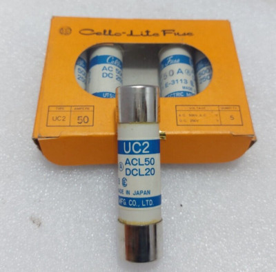 Cello-Lite UC2 Fuse 50ampere a.C 500v a.C D.C 250v Menge 5PCs Pin 1Box