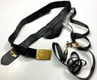CIVIL WAR US UNION NCO SARGENT M1851 LEATHER SWORD SABER BELT & BUCKLE