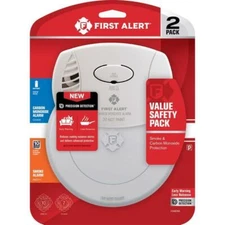 First Alert Battery-Powered Photoelectric Smoke and Carbon Monoxide Combination