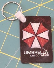 Resident Evil Umbrella Corp Keychain  Dog Tags Necklace Combo