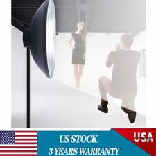 Studio Reflector 16" Beauty Dish Standard Bowens Mount Flash Head Strobe Mount 