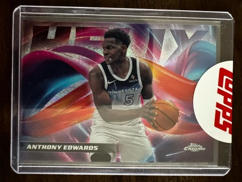 2025 Topps Chrome Update Anthony Edwards Base (RAW)