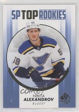 2022-23 SP Authentic Top Rookies Blue Nikita Alexandrov #TR-44 0b1f