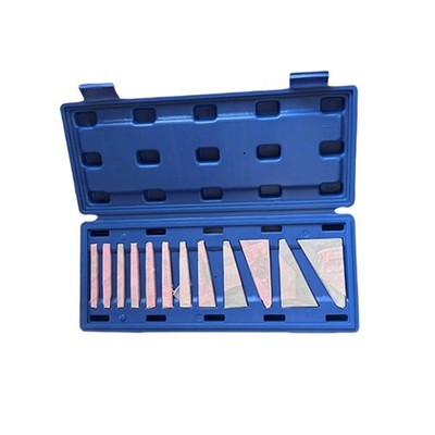 12Pcs Accuracy Angle Block Set Machinist Tool Angle Gauge Block 1/4°- 30° Lathes