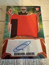 2025 Panini Phoenix Quinshon Judkins Color Burst RPA  RC SP 6/25 BROWNS