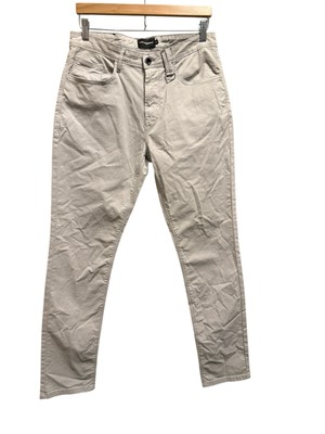 KARL LAGERFELD PARIS Pants Cotton Trousers 5 Pocket Light Grey Size 30 X 31 NWOT