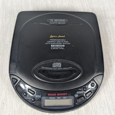 Lenoxx Sound Model CD-78 Bass Boost Portable CD Player Vintage - Tested Works