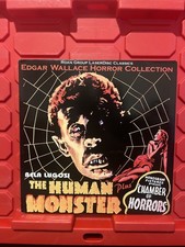 THE HUMAN MONSTER  CHAMBER OF HORRORS LASERDISC HORROR, EDGAR WALLACE COLL.