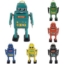 Blechspielzeug Mini Roboter Miniatur Figur Bl...