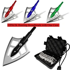 12Pcs Mars Broadheads 100Gr Stainless Steel Sharp Razor Blades Crossbow Hunting