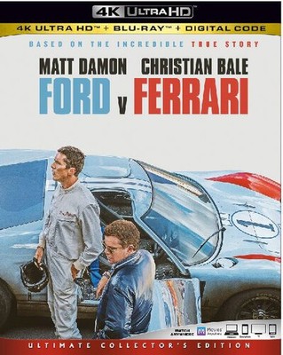 Ford V Ferrari [New 4K UHD Blu-ray] With Blu-Ray, 4K Mastering, Dolby, Subtitl