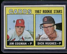 1967 Topps #384 Cards 1967 Rookie Stars (Jim Cosman / Dick Hughes) RS, RC