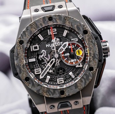 Hublot Big Bang Unico Ferrari Titanium & Carbon 45 mm Deploy 401.NJ.0123.VR