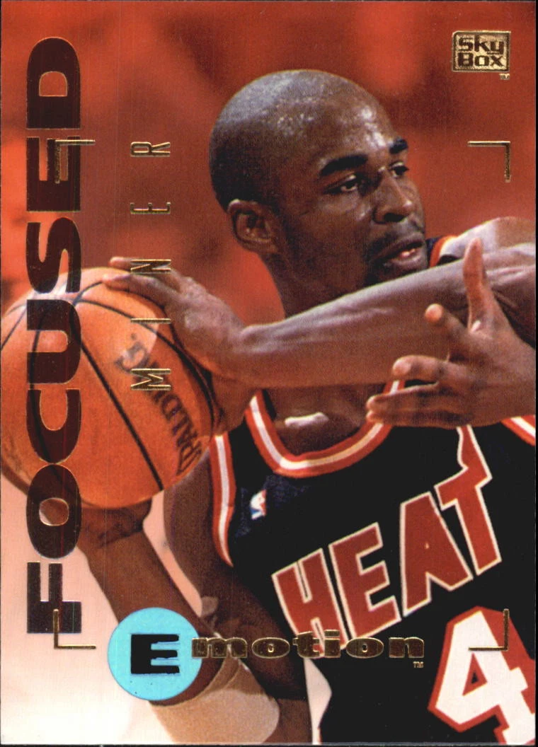 Harold Miner trading card