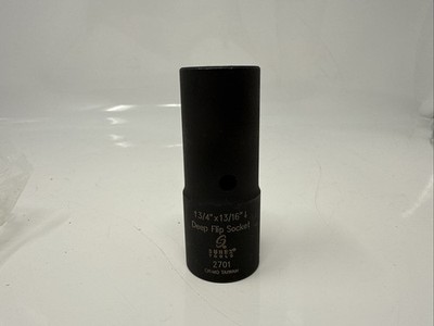 Sunex 2701 - 3/4  x 13/16  Extra Thin Wall Flip Impact Socket 1/2in. Drive 6 Pt