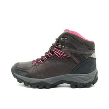 Crivit Damen 283887 Trekkingstiefel braun/pink Air-Streamsys Wanderschuhe EU 37