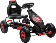 Kids Pedal Go Kart Ride-On Toy with Ergonomic Comfort, Pedal Car with Tough, Wea