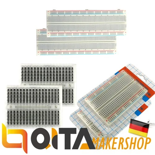 Steckbrett Breadboard 830 400 170 Kontakte Experimentierbrett Pins für Arduino